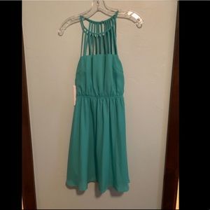 Ya Los Angeles Turquoise Strappy Dress Size Small